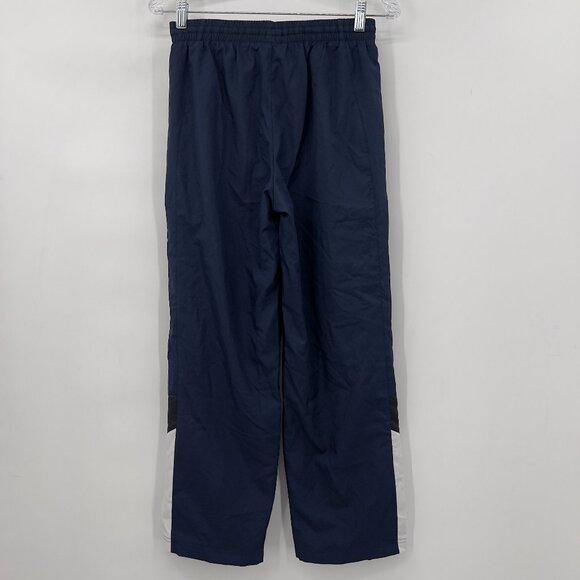 Nike Navy Blue Track Pants with White & Gray Panels Men’s Large - Picture 4 of 12